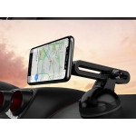 Wholesale Premium Magnetic Long Windshield and Dashboard Car Mount Holder for Phone KI-022 (Black)